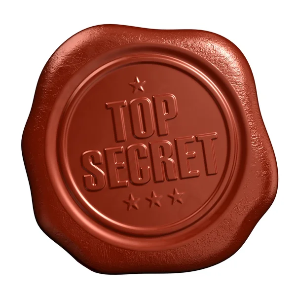 Top secret seal — Stock Photo, Image