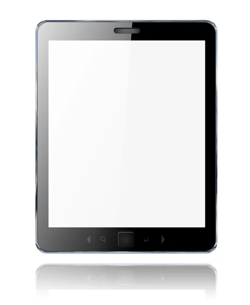 3D-tablet pc op witte achtergrond — Stockfoto
