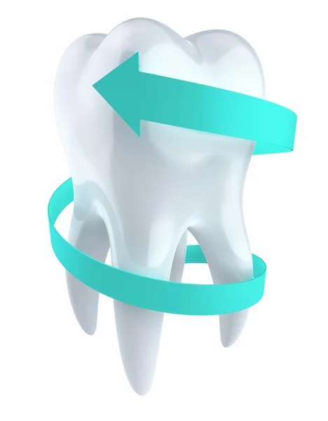 Conceito de protecção dos dentes — Fotografia de Stock