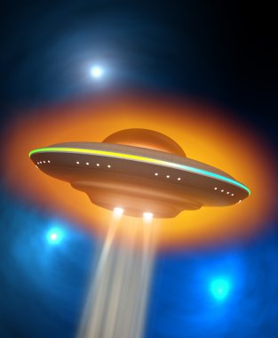 Flying saucer clipart