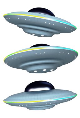 UFO set clipart