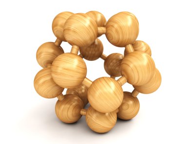 Wooden balls puzzle clipart