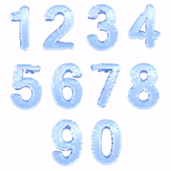 Ice numbers — Stock Photo, Image