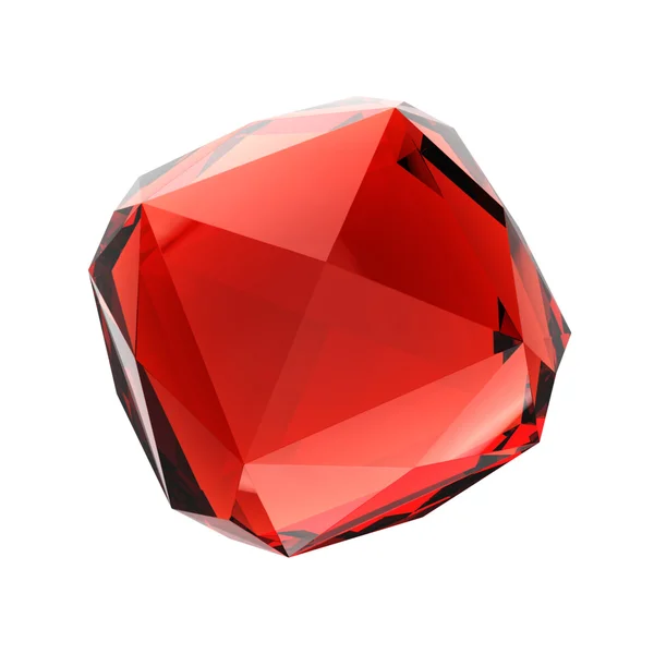 Pedra preciosa vermelha — Fotografia de Stock