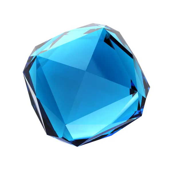 Pedra preciosa azul — Fotografia de Stock