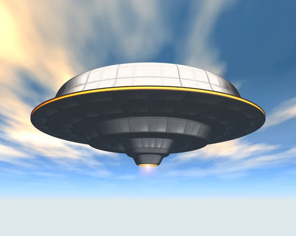 UFO在天空中 — 图库照片