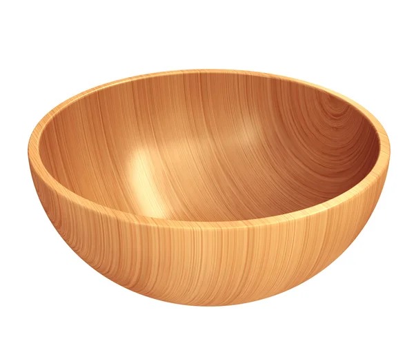 Empty wooden dish — Stock Photo, Image