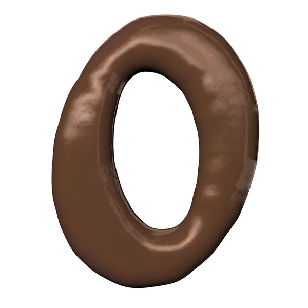 Chocolate number — Stock Photo, Image