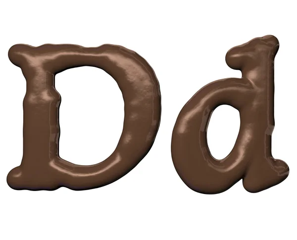 Chocolate font — Stock Photo, Image