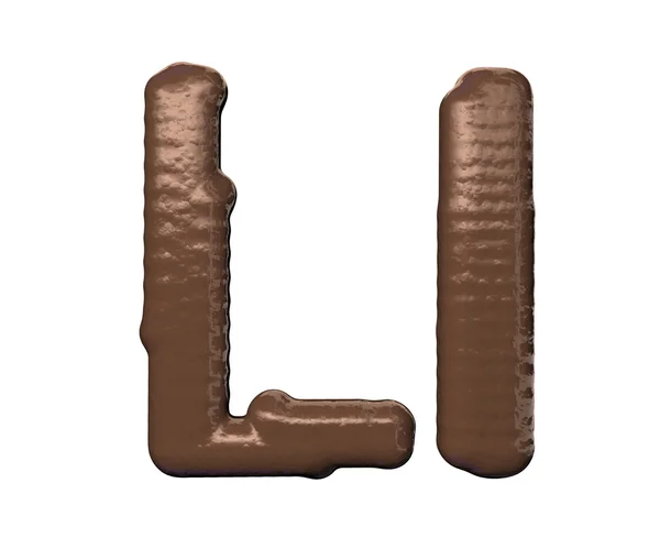 Csokoládé betűtípus — Stock Fotó