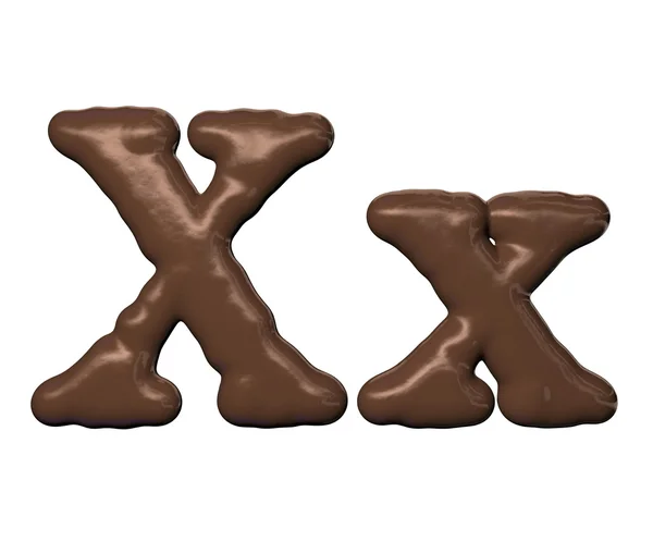 Csokoládé betűtípus — Stock Fotó