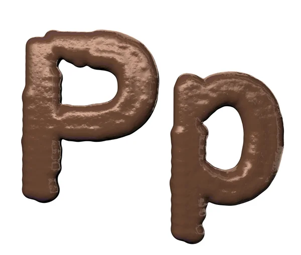Chocolate font — Stock Photo, Image