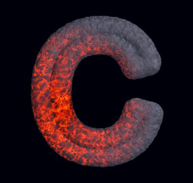 sıcak demir yazı tipi