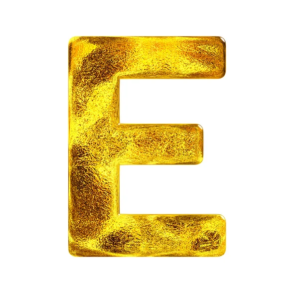 Alphabet feuille d'or — Photo