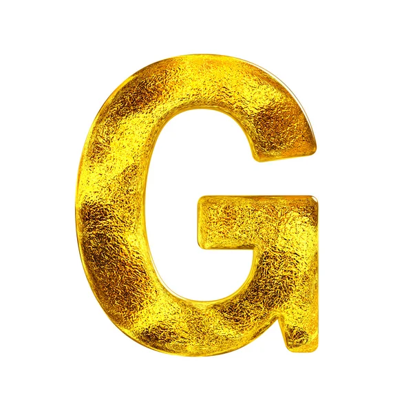 Alfabet złota folia — Zdjęcie stockowe