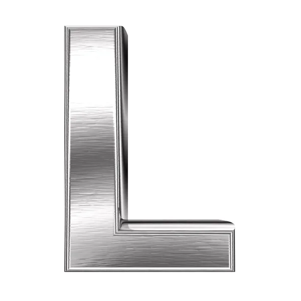 Metalen lettertype — Stockfoto