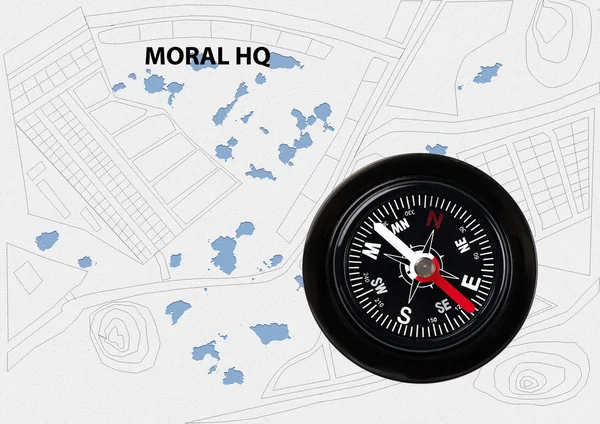 Moral compass — Stock Photo, Image