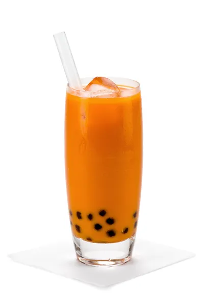 Thai Iced Boba Tea — Stock Photo, Image