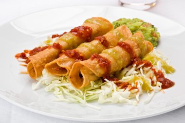 Three Taquitos clipart