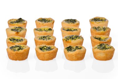 Mini ıspanaklı kiş