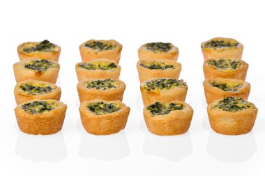 Mini Spinach Quiche clipart