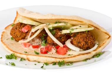 Falafel Sandwich clipart