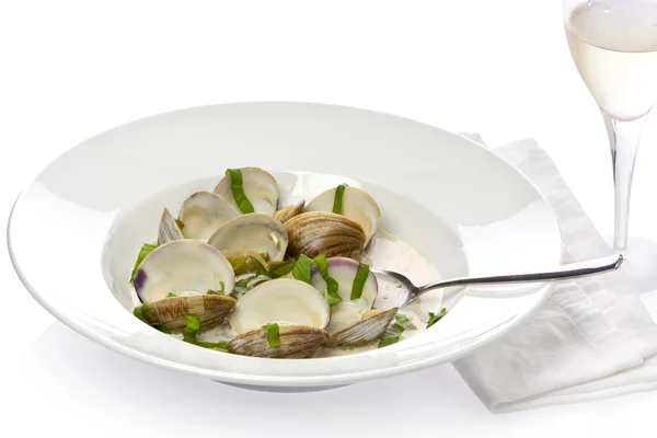 Spicy Clam Soup — Stock Photo, Image
