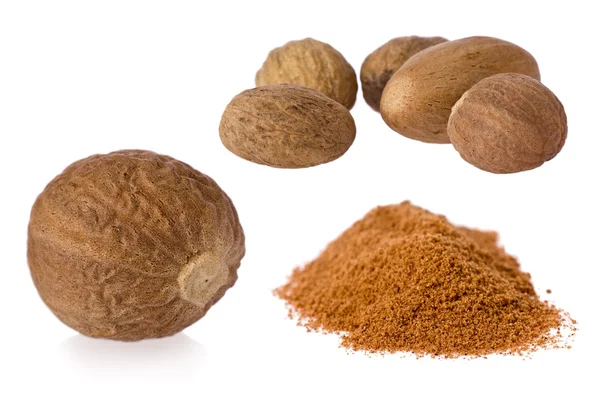 Nutmeg (Myristica fragrans) — Stock Photo, Image