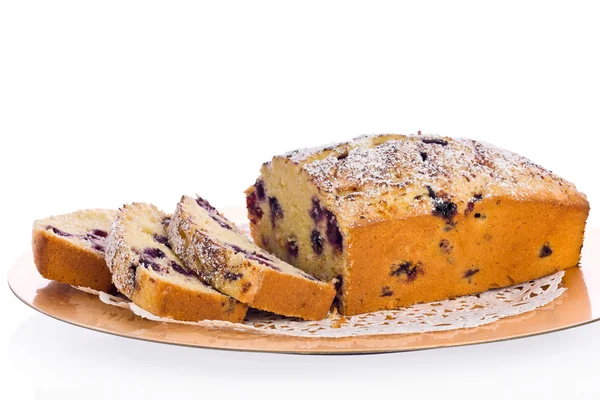 Blueberry Cornmeal Loaf — Stock Photo, Image