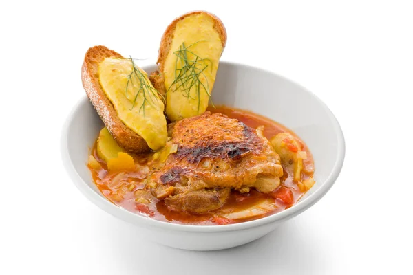 Chicken Bouillabaisse — Stock Photo, Image