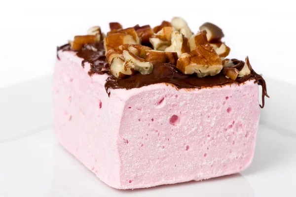 Marshmallow con cioccolato Foto Stock Royalty Free