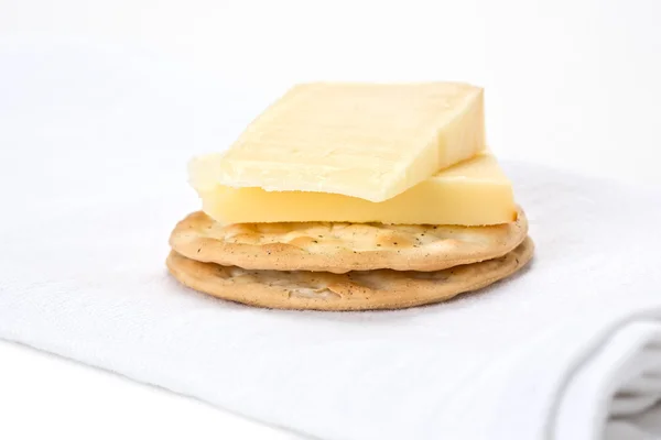 Cheese and Crackers — Stock Photo, Image