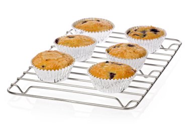 ev yapımı blueberry muffins