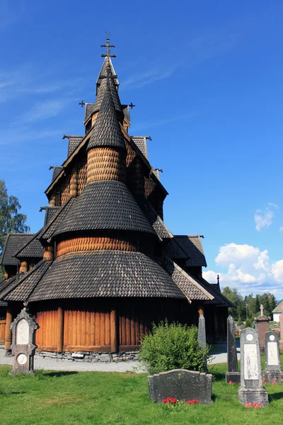 Heddal stave church — Stock Photo, Image