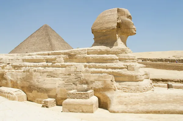 De grote Sfinx van Gizeh — Stockfoto