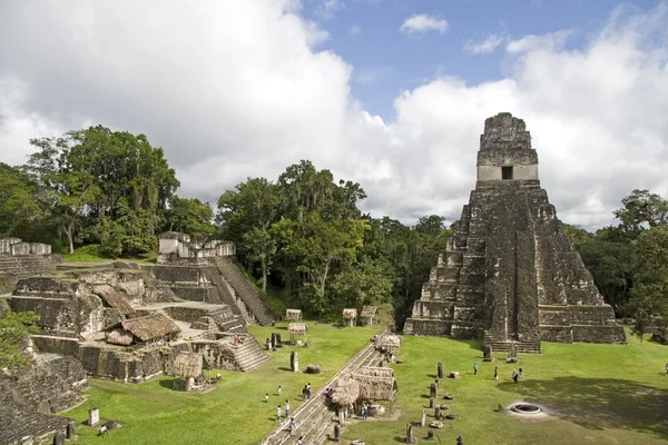 Pirâmide e ruínas de Jaguar — Fotografia de Stock