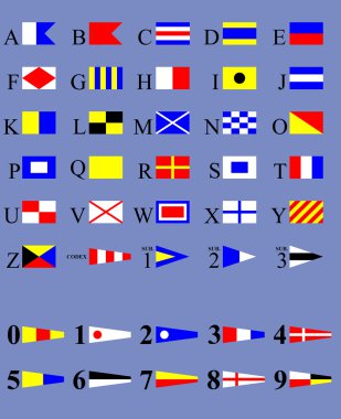 International Code of Signals clipart