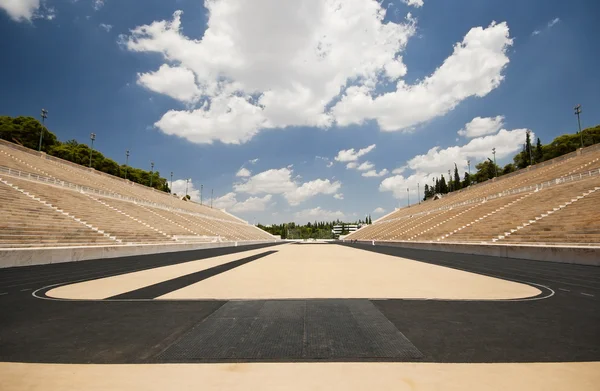 Το Ολυμπιακό στάδιο, το μέρος του την Αθήνα Ολυμπιακό Αθλητικό συγκρότημα στην Αθήνα, Ελλάδα — Φωτογραφία Αρχείου
