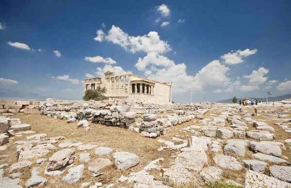 Erechtheum v Aténách, Řecko — Stock fotografie