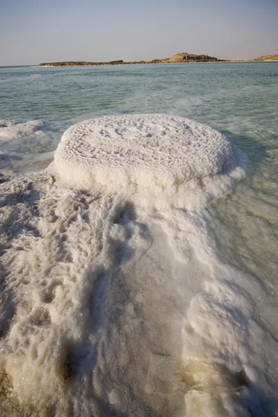 Ilha de sal perto do Mar Morto em Israel — Fotografia de Stock