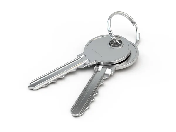 Schlüssel mit Schlüsselbund — Stockfoto