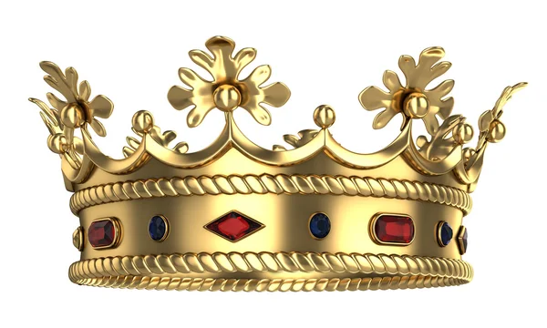 Coroa real dourada — Fotografia de Stock