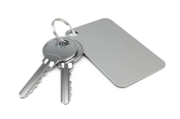 stock image Keys with blank label