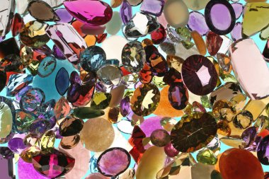 Gemstone assortment clipart