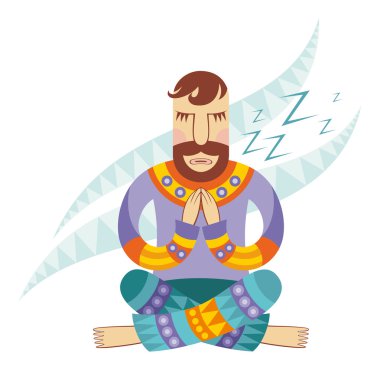 Yoga vektör görüntü