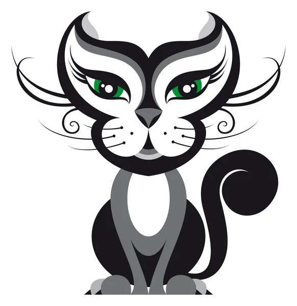 Vector image of a cat — Stock Vector