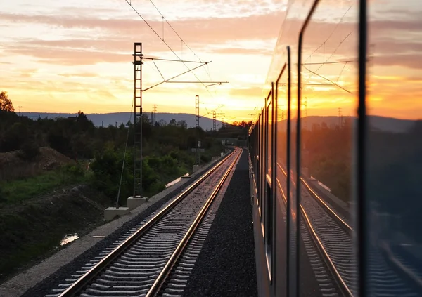 列車の旅 — ストック写真