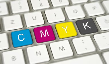 Cmyk Keyboard clipart