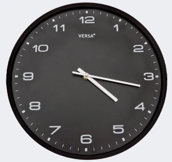Reloj negro — Fotografia de Stock
