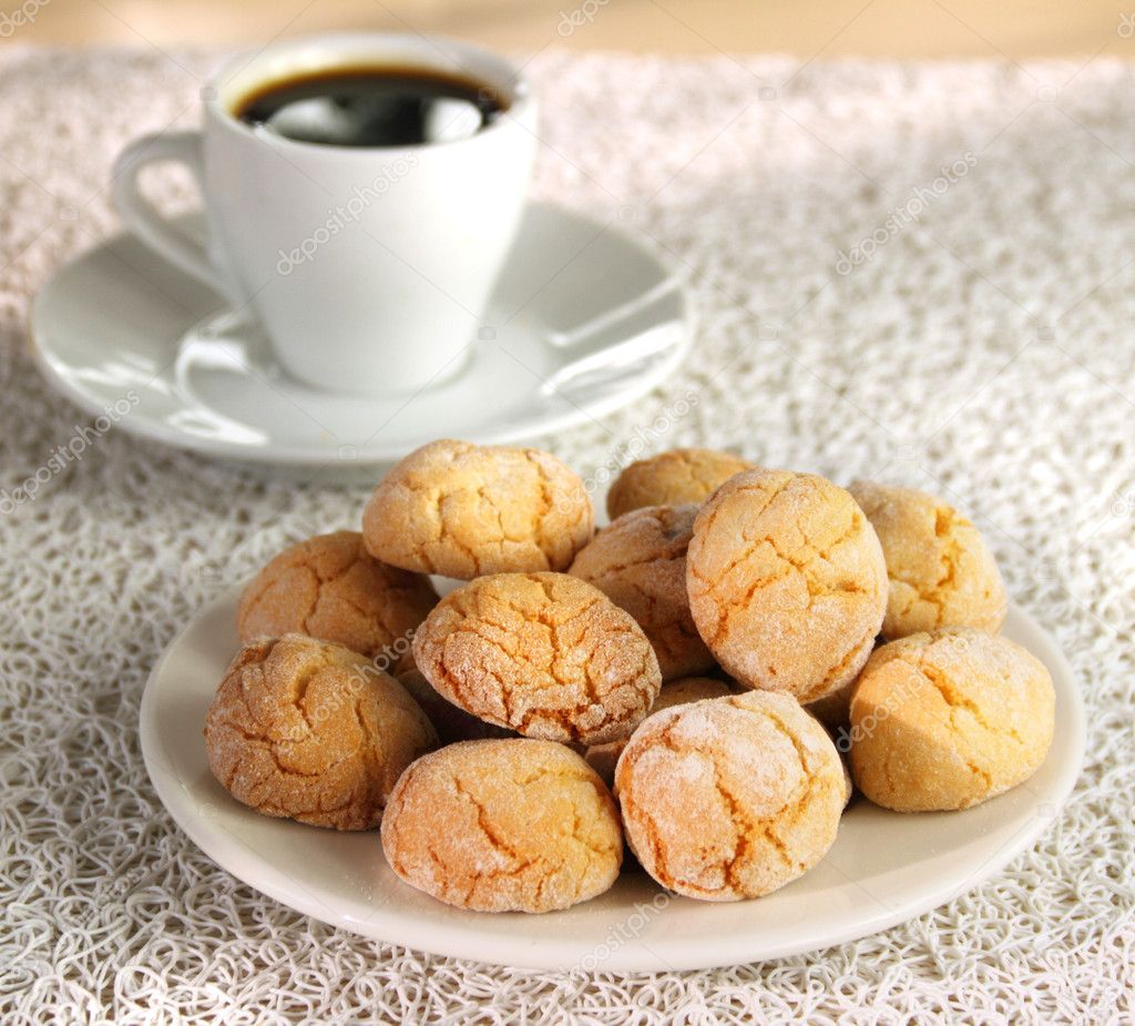 Macaroons and espresso